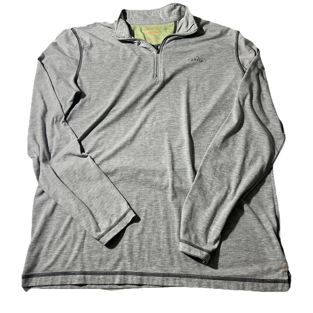 Orvis Trout Bum sweatshirt mens large. Gray